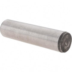 Value Collection - 3/4" Diam x 3" Pin Length Grade 8 Alloy Steel Pull Out Dowel Pin - 1 Rounded & 1 Threaded End - Caliber Tooling