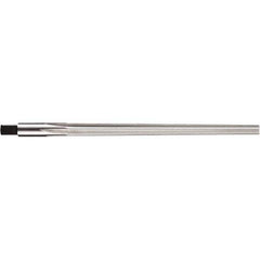 DORMER - 7/16" Diam, 11.25mm Diam Straight Shank, 146mm Flute, Taper Pin Reamer - Caliber Tooling