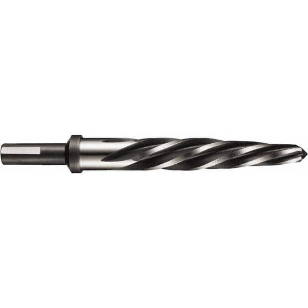 DORMER - 13/16" Reamer Diam, 1/2" Diam Straight Shank, 4-9/16" Flute, Car Reamer - Caliber Tooling