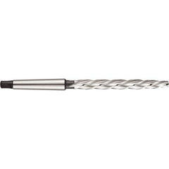 DORMER - 0.4334" Reamer Diam, 1MT Morse Taper Shank, Bridge Reamer - Caliber Tooling