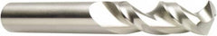 DORMER - 37/64" 130° Parabolic Flute Cobalt Screw Machine Drill Bit - Bright Finish, Right Hand Cut, 67mm Flute Length, 105mm OAL, PFX Point, Straight Shank - Caliber Tooling