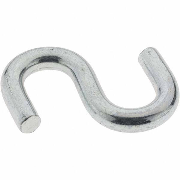 Value Collection - Carbon Steel Bright Zinc S-Hook - 0.262" Wire, 2" OAL - Caliber Tooling