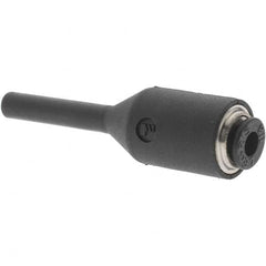 Parker - 1/8" Tube Outside Diam, Plastic Push-to-Connect Tube Stem Adapter - 290 Max psi - Caliber Tooling