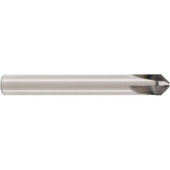 Seco - 10mm Diam 4 Flute Single End Solid Carbide Chamfer Mill - Caliber Tooling