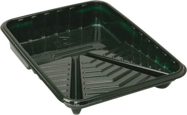 Premier Paint Roller - 9" Roller Compatible Paint Roller Tray - 1 Qt Capacity, 12" Wide, Recycled Plastic - Caliber Tooling