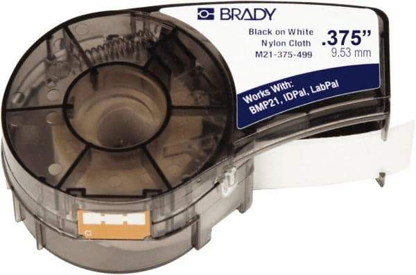 Brady - Labels, Ribbons & Tapes Type: Flexible Nylon Color: White - Caliber Tooling