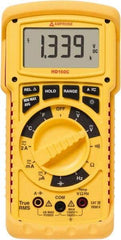 Amprobe - 2670787, CAT IV, 1,000 VAC, 1,500 VDC, Digital True RMS Auto Ranging Manual Ranging Multimeter - 40 mOhm, Measures Voltage, Capacitance, Current, Frequency, Resistance, Temperature - Caliber Tooling