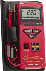 Amprobe - 3156830, CAT II, CAT 0, 600 VAC/VDC, Digital Average Responding Multimeter - 32 mOhm, Measures Voltage, Resistance - Caliber Tooling