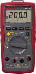 Amprobe - 4018649, CAT III, 600 VAC/VDC, Digital Manual Ranging Multimeter - 40 mOhm, Measures Voltage, Capacitance, Current, Frequency, Resistance, Temperature - Caliber Tooling