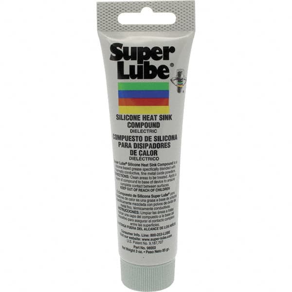 Synco Chemical - 3 oz Tube Silicone Heat-Transfer Grease - White, 450°F Max Temp, - Caliber Tooling