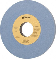 Norton - 12" Diam x 3" Hole x 1" Thick, K Hardness, 60 Grit Surface Grinding Wheel - Aluminum Oxide, Type 1, Medium Grade, 2,705 Max RPM, No Recess - Caliber Tooling