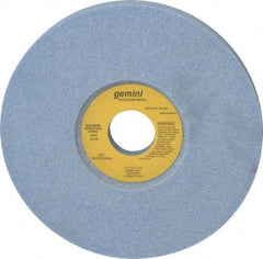 Norton - 7" Diam x 1-1/4" Hole x 3/4" Thick, K Hardness, 46 Grit Surface Grinding Wheel - Aluminum Oxide, Type 5, Coarse Grade, 3,600 Max RPM, One-Side Recess - Caliber Tooling