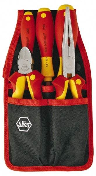 Wiha - 5 Piece Insulated Hand Tool Set - Comes in Belt Pack - Caliber Tooling