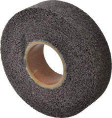 Brite Star - 8" Diam, 2" Face Width, 3" Center Hole, Medium Grade, Aluminum Oxide Deburring Wheel - Convolute, Hard Density 8 Grade, 4,500 RPM - Caliber Tooling