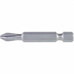 Wiha - #2 Power Bit - 1/4" Drive, 2-3/4" OAL - Caliber Tooling