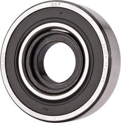 SKF - 45mm Bore Diam, 85mm OD, Double Seal Self Aligning Radial Ball Bearing - 23mm Wide, 2 Rows, Round Bore, 2,380 Lb Static Capacity, 7,310 Lb Dynamic Capacity - Caliber Tooling