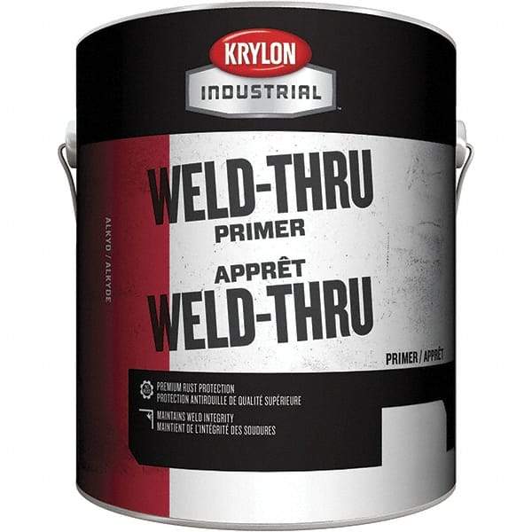 Krylon - 1 Gal Red Rust Inhibitive Primer - 400 Sq Ft/Gal, Direct to Metal, Quick Drying - Caliber Tooling