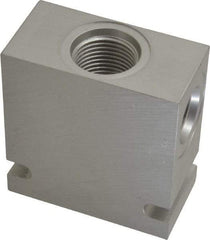 Parker - 20 GPM Aluminum Hydraulic Control Valve - 7/8-14 Thread, C10-3 Cavity, 1-1/4" Wide x 2-1/2" Long - Caliber Tooling