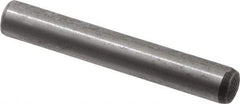 Value Collection - 6mm Diam x 40mm Pin Length Alloy Steel Pull Out Dowel Pin - C 57-63 Hardness, 1 Rounded & 1 Threaded End - Caliber Tooling