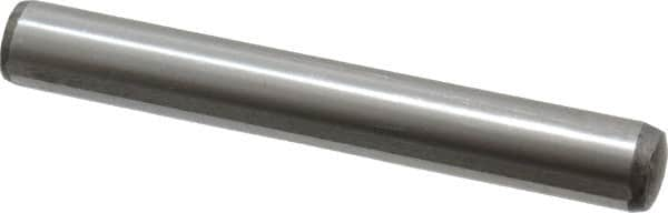 Value Collection - 16mm Diam x 120mm Pin Length Alloy Steel Pull Out Dowel Pin - C 57-63 Hardness, 1 Rounded & 1 Threaded End - Caliber Tooling