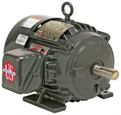 US Motors - 50 hp, TEFC Enclosure, No Thermal Protection, 1,775 RPM, 230/460 Volt, 60 Hz, Three Phase Premium Efficient Motor - Size 326 Frame, Rigid Mount, 1 Speed, Ball Bearings, 113/56 Full Load Amps, F Class Insulation, Reversible - Caliber Tooling