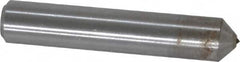 Made in USA - 1/4" Max Convex Radius Single Point Diamond Dresser - 2" Long x 3/8" Shank Diam - Caliber Tooling