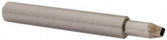 Made in USA - 1/8" Max Concave Radius Single Point Diamond Dresser - 2" Long x 3/8" Shank Diam - Caliber Tooling