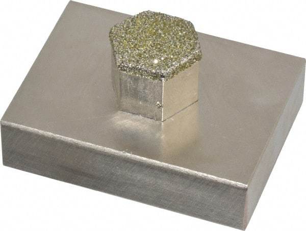 Made in USA - Diamond Plated Dressing Block - Caliber Tooling