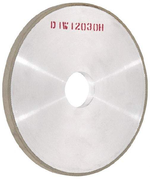 Made in USA - 6" Diam x 1-1/4" Hole x 1/2" Thick, 150 Grit Surface Grinding Wheel - Diamond, Type 1A1, Very Fine Grade - Caliber Tooling