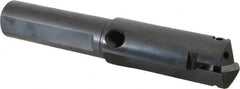 Allied Machine and Engineering - Series C, 1-1/2 to 2-3/8" Diam, 1-1/4" Diam Straight Shank, Straight Flute Spade Drill - 4" Max Depth, 5" Body Length, 8" OAL, Short Length, Through Coolant - Caliber Tooling