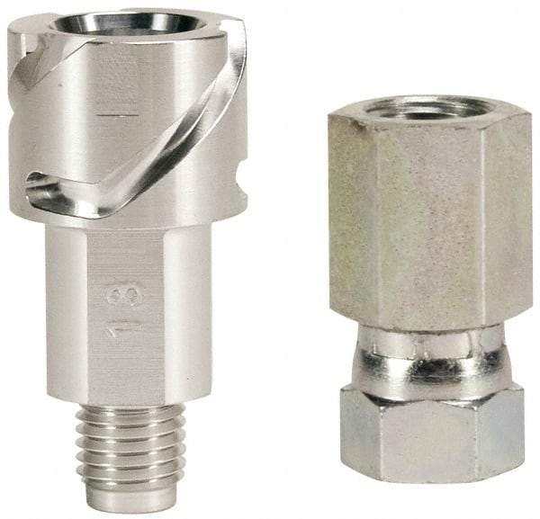 DeVilbiss - Paint Sprayer Siphon Adapter - Suction Kit Adapter 3and8 NPS, Compatible with Spray Guns with 3/8 inch NPS Inlet - Caliber Tooling