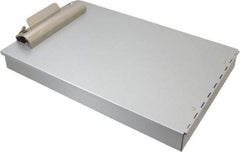 Saunders - 14-1/4 Inch Long x 9-3/4 Inch Wide x 3-1/2 Inch High, Clip Board - Silver - Caliber Tooling