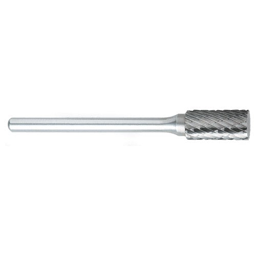 ‎SC-51 -6mm × 12mm LOC × 6mm Shank × 50mm OAL Cylindrical Ball Nose Carbide Medium Tough Cut Burr - Caliber Tooling