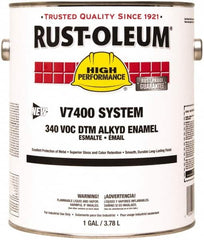 Rust-Oleum - 1 Gal Almond Gloss Finish Alkyd Enamel Paint - 230 to 425 Sq Ft per Gal, Interior/Exterior, Direct to Metal, <340 gL VOC Compliance - Caliber Tooling