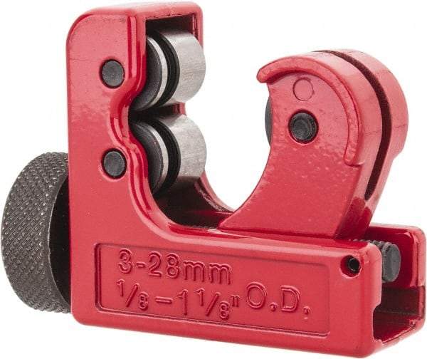 Value Collection - 1/8" to 1-1/8" Pipe Capacity, Tube Cutter - Cuts Copper - Caliber Tooling