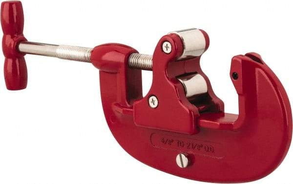 Value Collection - 5/8" to 2-1/8" Pipe Capacity, Tube Cutter - Cuts Copper - Caliber Tooling