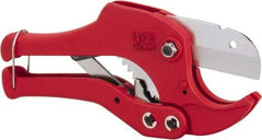 Value Collection - 1/8" to 1-5/8" Pipe Capacity, Pipe Cutter - Cuts Plastic - Caliber Tooling