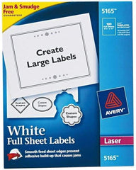 AVERY - 11" Long, White Paper Shipping Label - For Laser Printers - Caliber Tooling