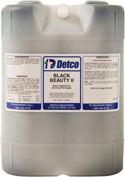 Detco - 5 Gal Container Finish - Use on Resilient Flooring - Caliber Tooling