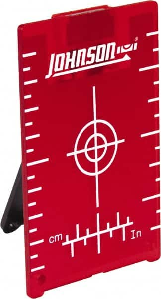 Johnson Level & Tool - Laser Level Magnetic Floor Target - Use With Laser Levels - Caliber Tooling