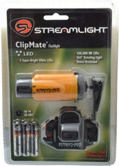 Streamlight - Green, White LED Bulb, 27 Lumens, Hands-free Flashlight - Yellow Plastic Body, 3 AAA Alkaline Batteries Included - Caliber Tooling