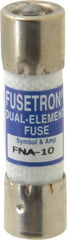 Cooper Bussmann - 125 VAC, 10 Amp, Time Delay Pin Indicator Fuse - Fuse Holder Mount, 1-1/2" OAL, 10 at AC kA Rating, 13/32" Diam - Caliber Tooling