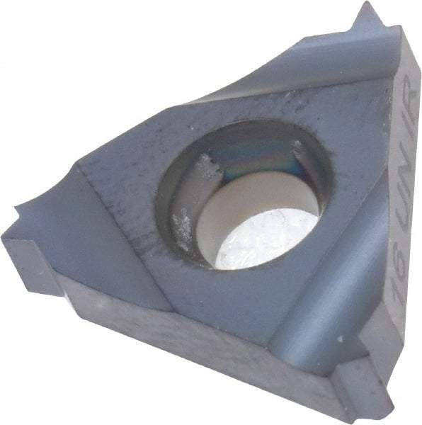 Carmex - 16IR Internal Right Hand 16 UN Laydown Threading Insert - Grade BMA, TiAlN Coated Carbide - Caliber Tooling