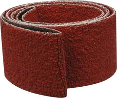 3M - 2" Wide x 72" OAL, 36 Grit, Ceramic Abrasive Belt - Ceramic, Very Coarse, Coated, YF Weighted Cloth Backing, Wet/Dry, Series 977F - Caliber Tooling