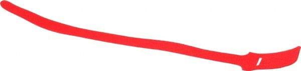 SpeedTech - 15" Long Red Nylon & Polyethylene Hook & Loop Strap - 50 Lb Tensile Strength - Caliber Tooling