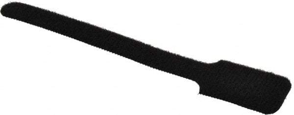 SpeedTech - 6" Long Black Nylon & Polyethylene Hook & Loop Strap - 40 Lb Tensile Strength - Caliber Tooling