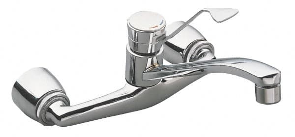 Moen - Wall Mount, Kitchen Faucet with Spray - One Handle, Lever Handle, Standard Spout - Caliber Tooling