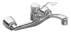 Moen - Wall Mount, Kitchen Faucet with Spray - One Handle, Lever Handle, Standard Spout - Caliber Tooling