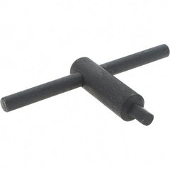 Interstate - 4" Chuck Diam Compatibility, Lathe Chuck Key - 3-1/8" Body Length, 1/4" Actual Key Square Size - Caliber Tooling