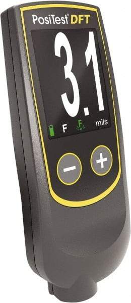 Made in USA - 0 to 40 mil Digital Coating Thickness Gage - For Use with Ferrous/Nonferrous Bases - Caliber Tooling